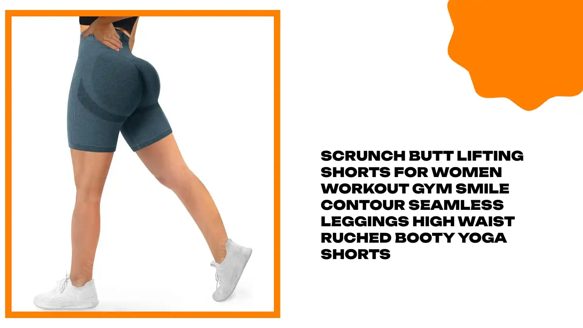 Scrunch Butt Lifting Shorts for Women Workout Gym Smile Contour Seamless Leggings High Waist Ruched Booty Yoga Shorts by@Outfy